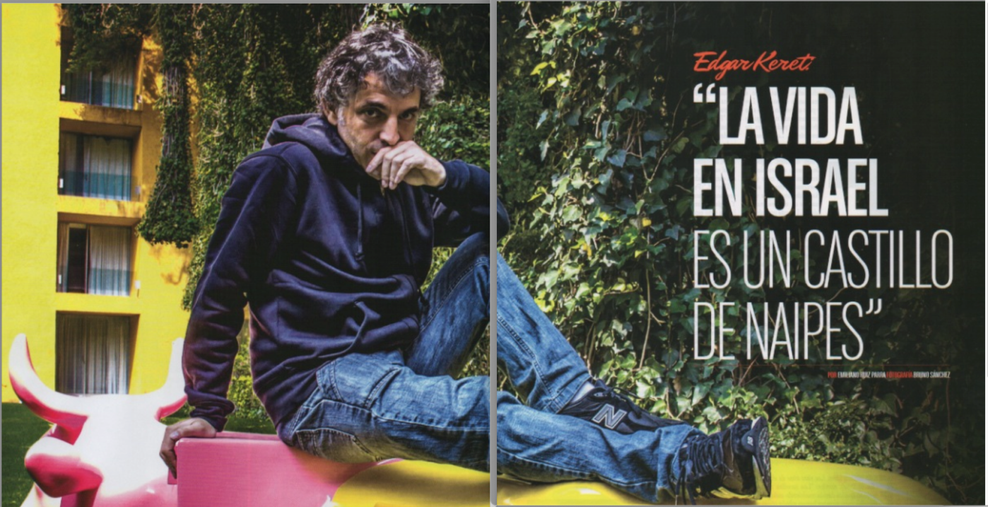 Edgar Keret en la revista Gente