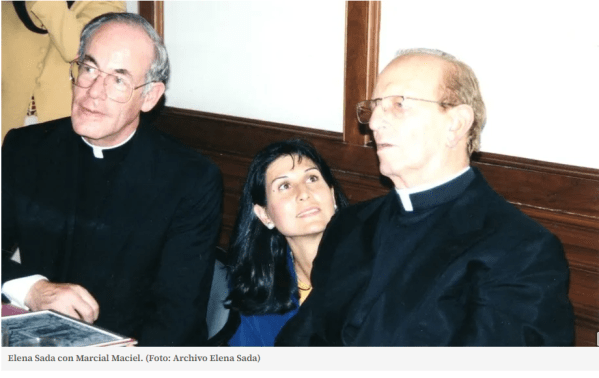 Elena Sada con Marcial Maciel